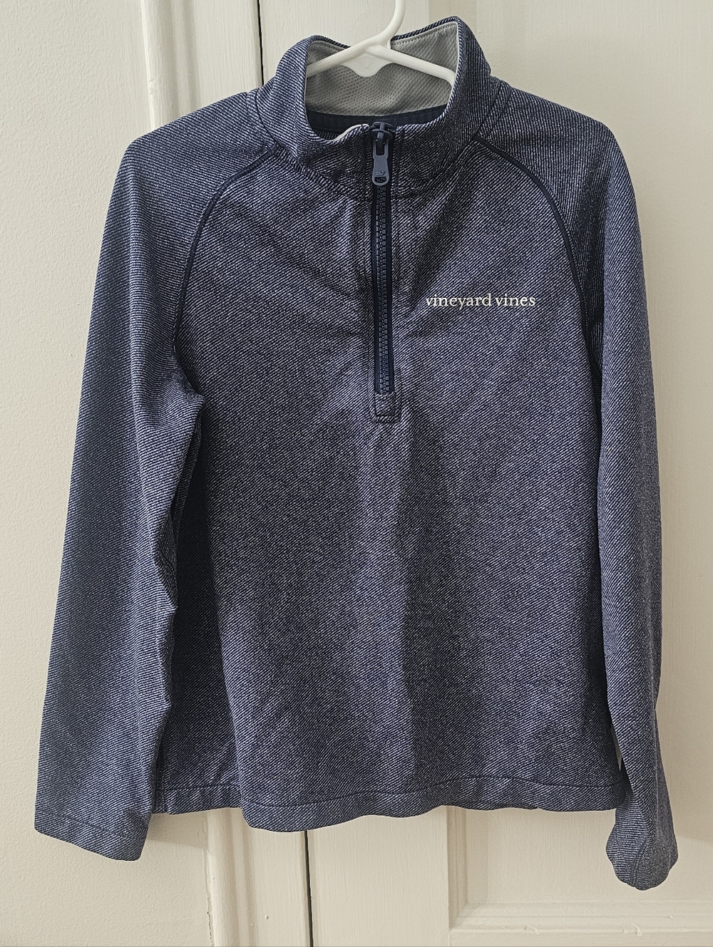 Vineyard Vines Blue Quarter-Zip Pullover